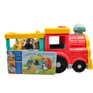 Fisher-Price Little People Big ABC Train 5 Animals Smart Stages Ages 1+ NWT